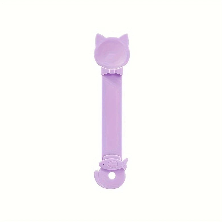 HKM-7996605 Cat Feeding Spoon Feeder - Durable ABS Material in Multiple Colors