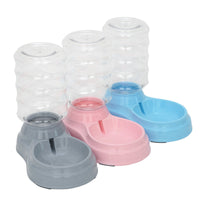 HKM-799763 Pet Water Dispenser with Food Bowl - 3.8L Capacity for Cats and Dogs