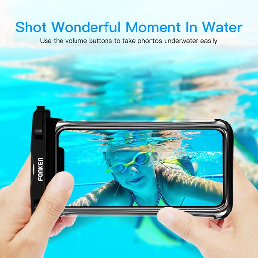 HKM-799763 Waterproof Mobile Phone Touch Screen Diving Bag with Transparent Design and Screen Operation Support
