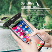 HKM-799763 Waterproof Mobile Phone Touch Screen Diving Bag with Transparent Design and Screen Operation Support