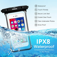 HKM-799763 Waterproof Mobile Phone Touch Screen Diving Bag with Transparent Design and Screen Operation Support
