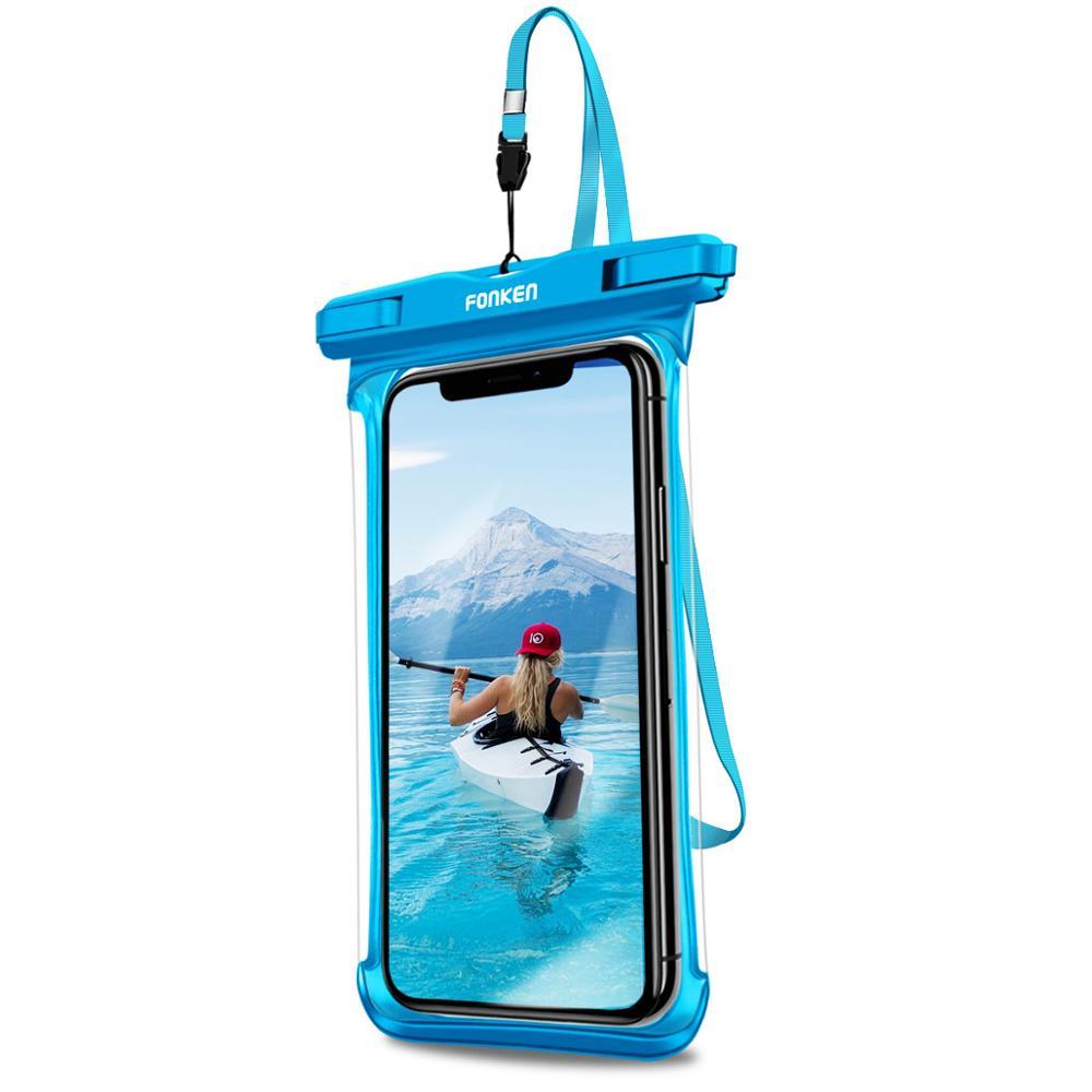HKM-799763 Waterproof Mobile Phone Touch Screen Diving Bag with Transparent Design and Screen Operation Support