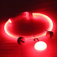 HKM-7998397 Luminous Monochrome PVC Dog Collar for All Seasons with Rubber Design