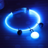 HKM-7998397 Luminous Monochrome PVC Dog Collar for All Seasons with Rubber Design