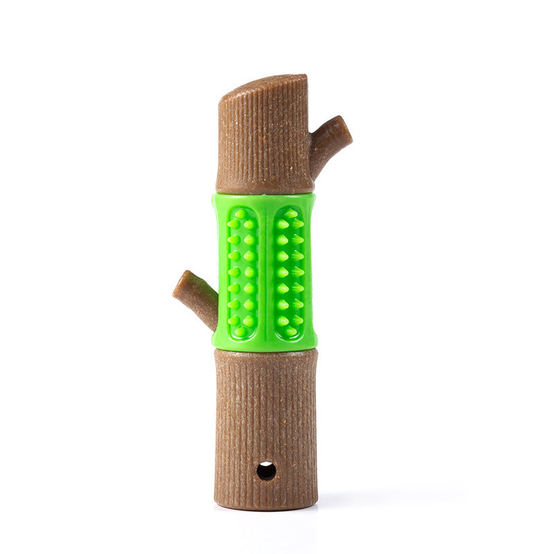 HKM-7999037 Colorful Pet Bite Toy Molar Rod for Teeth Cleaning - Made of Wood, Plastic, TPR