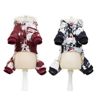 HKM-8000829 Dark Camouflage Four-Legged Pet Clothing in Nylon, Cotton, and Fleece for Fashion-Forward Pets