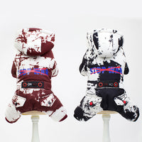 HKM-8000829 Dark Camouflage Four-Legged Pet Clothing in Nylon, Cotton, and Fleece for Fashion-Forward Pets