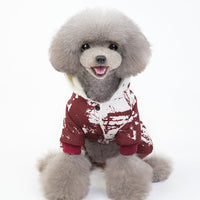HKM-8000829 Dark Camouflage Four-Legged Pet Clothing in Nylon, Cotton, and Fleece for Fashion-Forward Pets