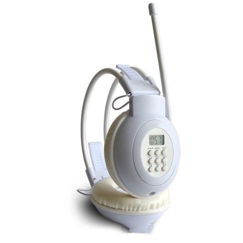HKM-800211 Campus Radio Headphones with 3.5mm Straight Plug - Head-Mounted Design, 20-18000 Hz Frequency Response, 40mm Speakers