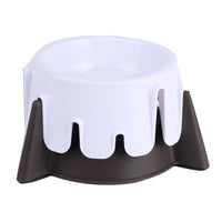 HKM-8002365 Adjustable Wet and Dry Pet Bowl - 8x9x13CM, 389G, Made of Durable Plastic