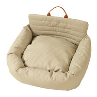 HKM-8002621 Universal Dog Car Kennel for All Seasons - Cat's Paw Cloth and Oxford Material, 62x52x16 cm