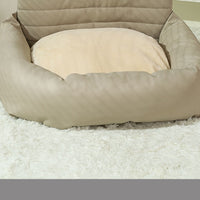 HKM-8002621 Universal Dog Car Kennel for All Seasons - Cat's Paw Cloth and Oxford Material, 62x52x16 cm
