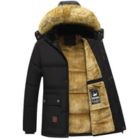 HKM-800275 Down Jackets for Men Large Size Men Jackets Hooded Windproof Waterproof Outerwear Mens Winter Iacket Coat