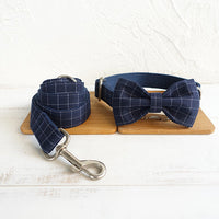 HKM-8005949 Comfortable Double Bow Dog Collar Made of Durable Polyester