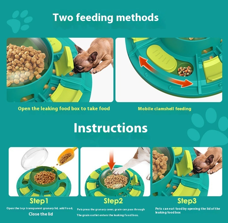 HKM-8006973 Interactive Pet Puzzle Toy for IQ Development and Slow Feeding, Non-Electric Design, Suitable for All Dog Sizes