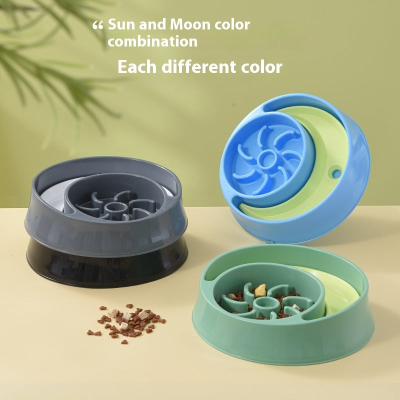 HKM-8008125 Automatic Cat Feeder with Integrated Water and Grain Bowl - Plastic, Multiple Colors
