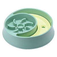 HKM-8008125 Automatic Cat Feeder with Integrated Water and Grain Bowl - Plastic, Multiple Colors