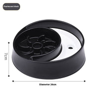 HKM-8008125 Automatic Cat Feeder with Integrated Water and Grain Bowl - Plastic, Multiple Colors