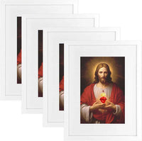 HKM-800915 A4 Black Freestanding and Wall Mountable Photo Frame for Modern Home and Gallery Display