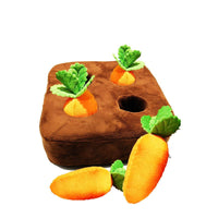 HKM-8009405 Pet-Friendly Plush Fruits and Vegetables Toy Set - Includes Carrots and Strawberries