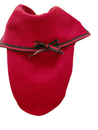 HKM-8009917 Cozy Red Wool Dog Sweater for Autumn and Winter