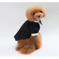 HKM-8010301 Stylish Cotton Wedding Suit for Male Pets - Available in Various Sizes S-XXL