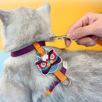 HKM-8011709 Adjustable Cat Traction Rope for Small Dogs ¨C Divine Beast Racer Back Design