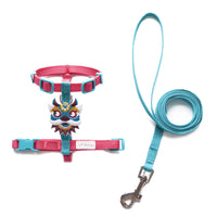 HKM-8011709 Adjustable Cat Traction Rope for Small Dogs ¨C Divine Beast Racer Back Design