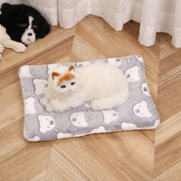 HKM-8011965 Cute Double-Sided Pet Mat Blanket for Dogs - Soft & Warm Kennel Bedding
