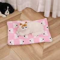 HKM-8011965 Cute Double-Sided Pet Mat Blanket for Dogs - Soft & Warm Kennel Bedding