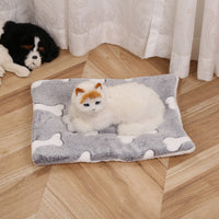 HKM-8011965 Cute Double-Sided Pet Mat Blanket for Dogs - Soft & Warm Kennel Bedding