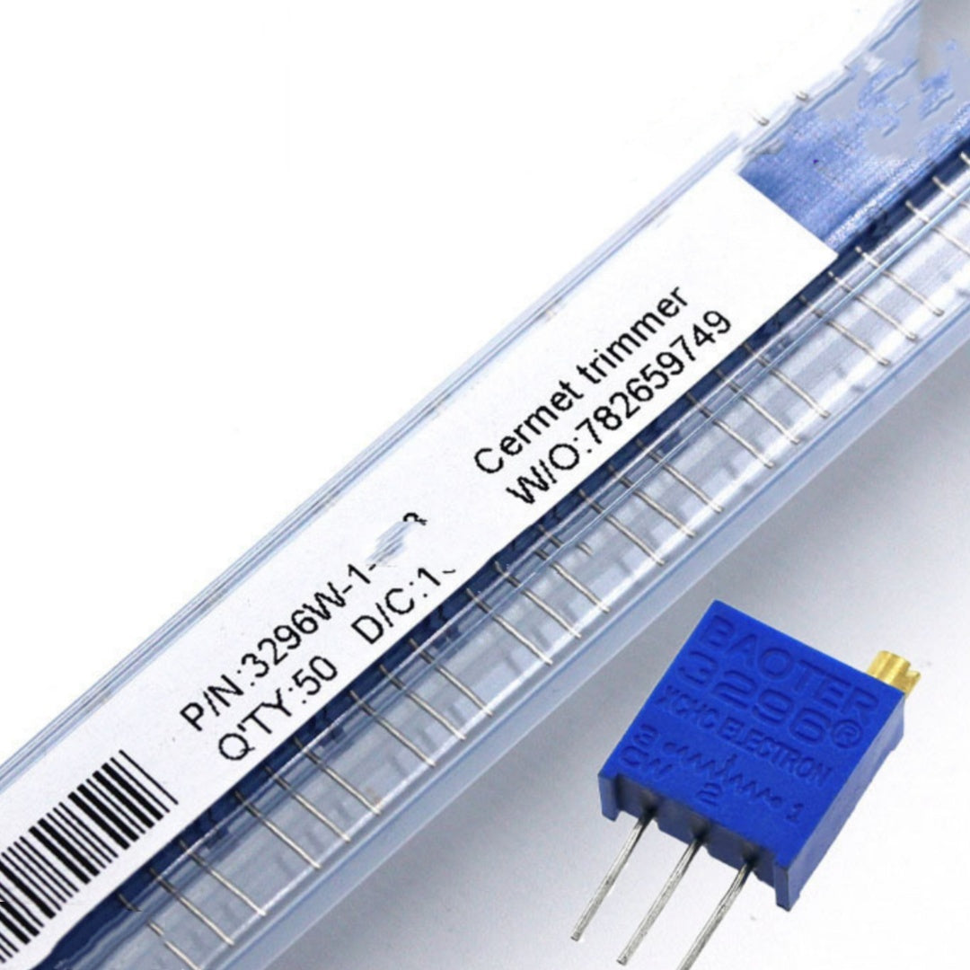 HKM-801235 Precision Multi-Turn Adjustable Rotary Resistance Potentiometer - 20K Ohm