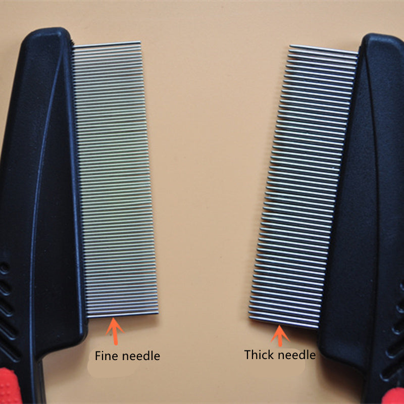 HKM-8013501 Stainless Steel Pet Comb for Flea Removal and Grooming