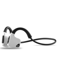 HKM-801363 Bone Conduction Bluetooth Headset with Call, Music Support, and Multi-Point Connection - Wireless Stereo Design in Black and White