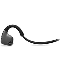 HKM-801363 Bone Conduction Bluetooth Headset with Call, Music Support, and Multi-Point Connection - Wireless Stereo Design in Black and White
