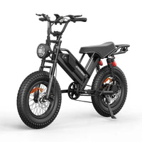 HKM-801363 M7 Electric Mountain Bike with Brushless Motor and Integrated Lithium Battery 20" Fat Tires