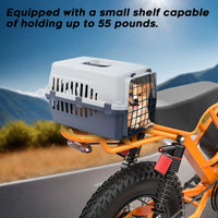 HKM-801363 M7 Electric Mountain Bike with Brushless Motor and Integrated Lithium Battery 20" Fat Tires
