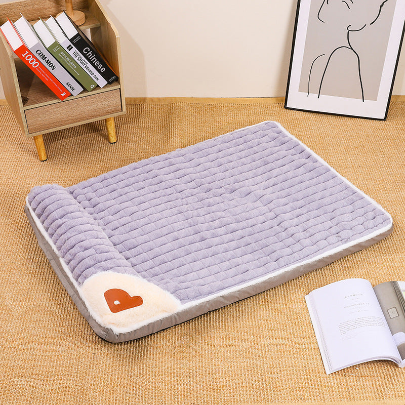 HKM-8013757 Warm Removable Sleeping Pad for Pets - Cat & Dog House Bedding in Multiple Sizes