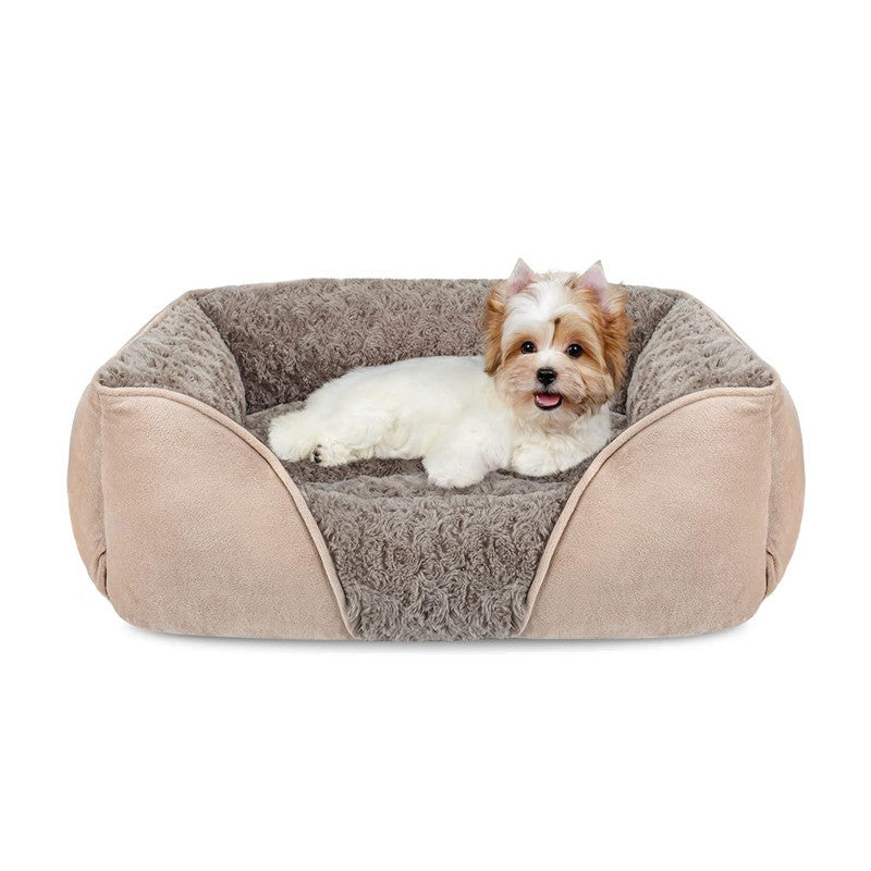 HKM-8015165 Cozy Golden Retriever Style Dog Bed for Small to Large Pets