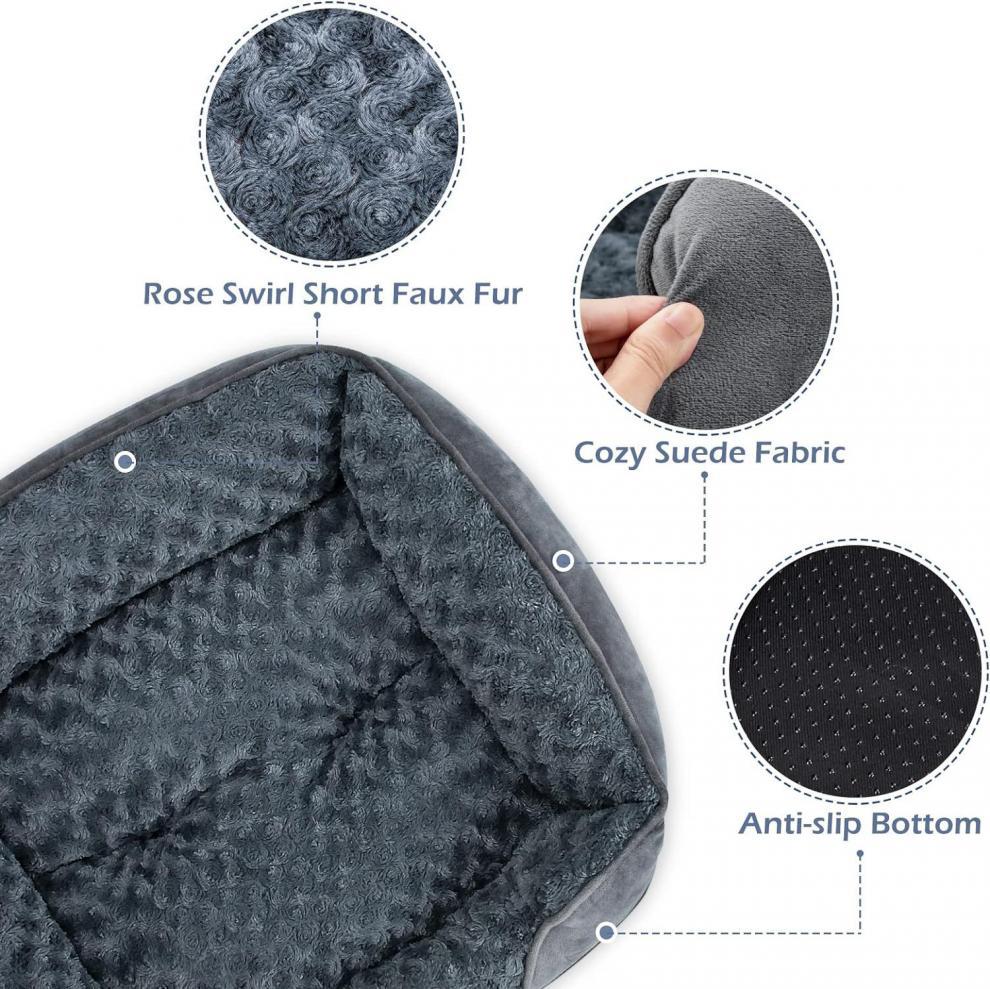 HKM-8015165 Cozy Golden Retriever Style Dog Bed for Small to Large Pets