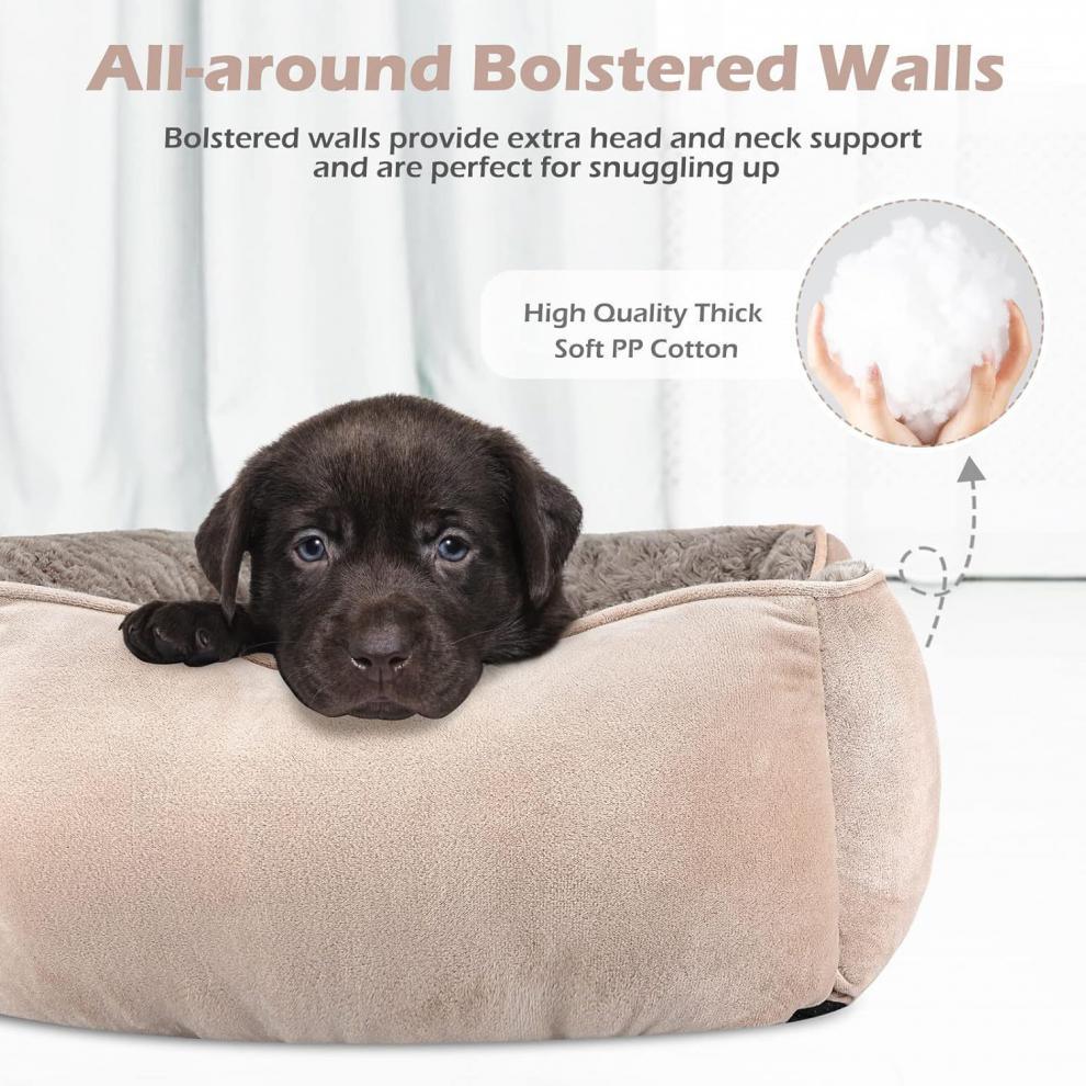 HKM-8015165 Cozy Golden Retriever Style Dog Bed for Small to Large Pets