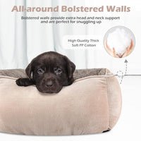 HKM-8015165 Cozy Golden Retriever Style Dog Bed for Small to Large Pets