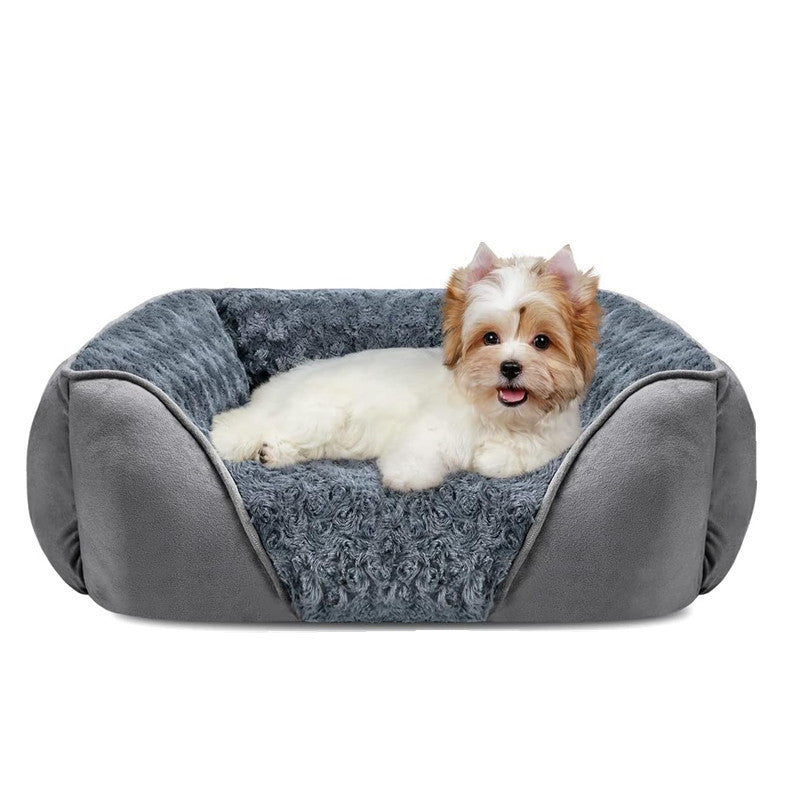 HKM-8015165 Cozy Golden Retriever Style Dog Bed for Small to Large Pets