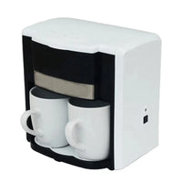 HKM-801619 Electric Drip Coffee Maker for Home Use - Portable Espresso Machine with Two Cups
