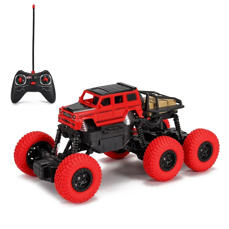 HKM-801683 1/16 Scale High Speed Remote Control Rock Crawler with Six Tires for Kids