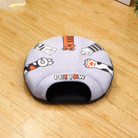 HKM-8017725 Heated Semi-Closed Pet Nest with Soft Flannel and Space Cotton, Multiple Sizes Available