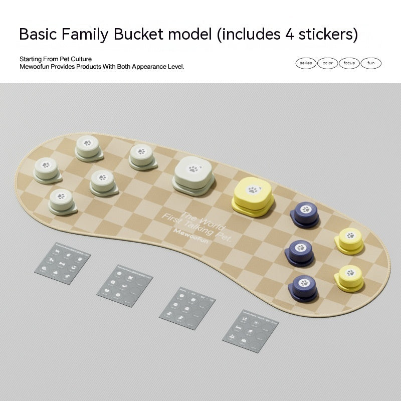 HKM-8018493 Miniature Recording Button for Dog and Cat Training - Voice-Activated Talking Device