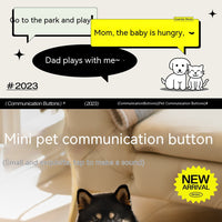 HKM-8018493 Miniature Recording Button for Dog and Cat Training - Voice-Activated Talking Device
