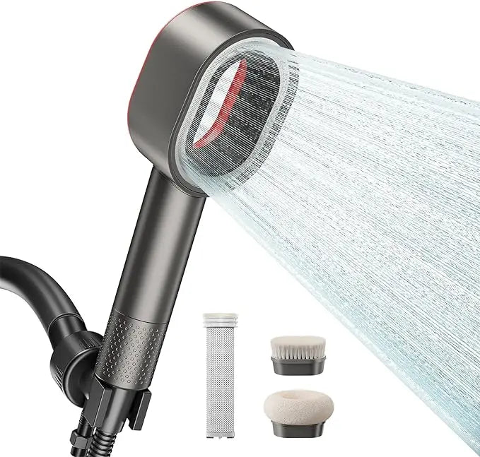 HKM-802067 Eco-Friendly Adjustable Rainfall Shower Head with Filter for Softened Water and Skin Hydration