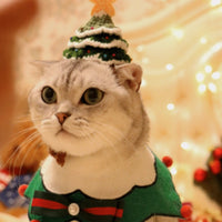 HKM-8020925 Festive Christmas Tree Hat - One Size Fits All, Perfect for Pets and Holiday Cheer